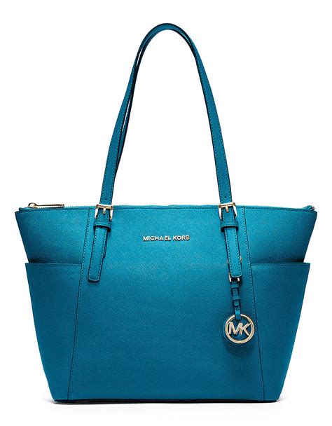 michael kors turquoise and tan bag|michael kors leather handbags.